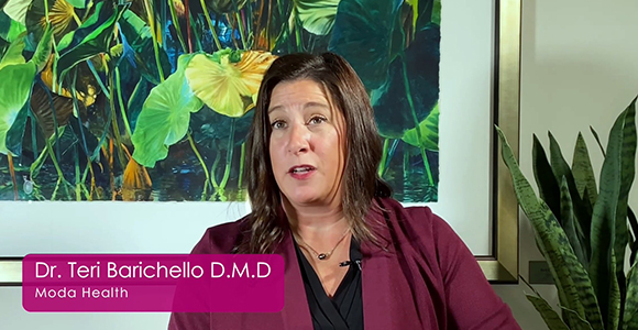 Dr Terri Barichello talking about the link between oral health and pregnancy